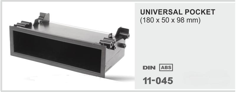 UNIVERSAL 1DIN ντουλάπι βιδωτό ( 180x50x98mm ) 11-045 ....