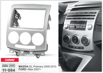ΠΛΑΙΣΙΟ ΠΡΟΣΘΗΚΗ ΠΡΟΣΟΨΗ 1 & 2 DIN για οθόνη ή R/CD  FORD i-Max 2007 - Mazda 5 πρόσοψη 11.084