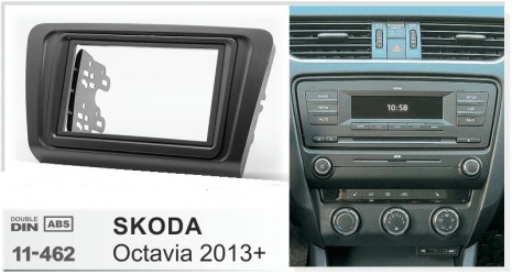 Πρόσοψη πλαίσιο προθήκη RC/D Skoda Octavia ’13>  11-462