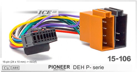ΦΙΣΑ PIONEER DEH P-series (select models) ICE 15-106