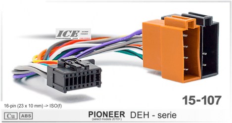 ΦΙΣΑ PIONEER DEH-series 2010+ (select models) ICE 15-107