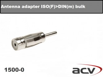 Αντάπτορας κεραίας ISO Αρσενικό150ohm , σε Θηλυκό 50ohm . ACV Made in Germany 1500-00-0