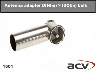 Αντάπτορας κεραίας ISO Antenna adapter DIN(m) > ISO(m) bulk