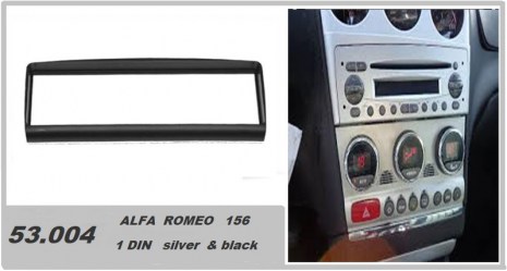 ΠΡΟΣΟΨH ΠΡΟΣΘΗΚΗ ΠΛΑΙΣΙΟ R/CD_Alfa Romeo 156 1997-'01_1DIN_53.004  ..........