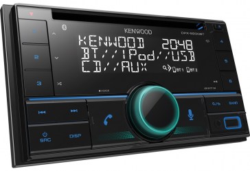 KENWOOD DPX-5200BT 2 DIN CD bluetooth USB MULTI COLOUR aux σχεδιασμένο για ios & android 2 RCA (front+ rear/sub) Preouts (2,5V)
