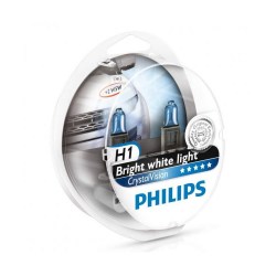 H1 Philips Crystal Vision 4300K  ζευγάρι