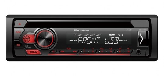 pioneer DEH-S121Ub   RADIO CD USB κόκκινο με CONTROL