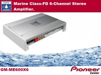 PIONEER GM-ME600X6 ενισχυτής Marine Class-FD 1-Channel Mono Amplifier and Wired Bass Boost Remote. (1600W)