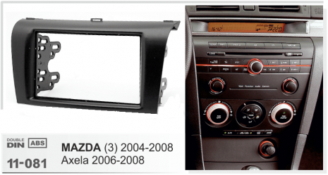 ΠΛΑΙΣΙΟ ΠΡΟΣΘΗΚΗ ΠΡΟΣΟΨΗ r/CD Mazda RX8 ’03-’08