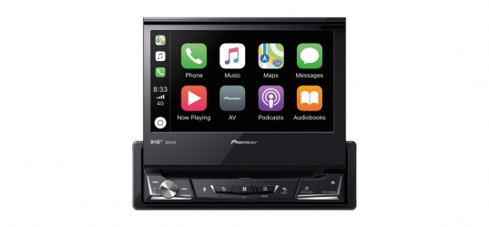 Pioneer AVH-z7200dab  7'', 1Din , Dvd , Usb , Bluetooth , Aplle Car Play ,  Android Auto ,  WebLink και το Waze , Radio Dab
